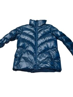 Athleta blue goose down jacket xs
